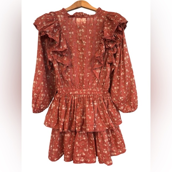 American Eagle AE77 Tiered Ruffle Dress NWOT - Picture 2 of 5